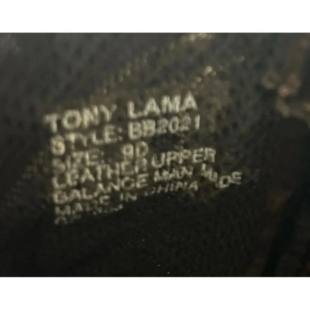 Tony Lama Cowboy Boots Size 9D Style BB2021 - Picture 8 of 11